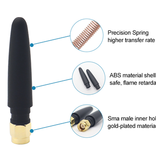 Glue rod antenna