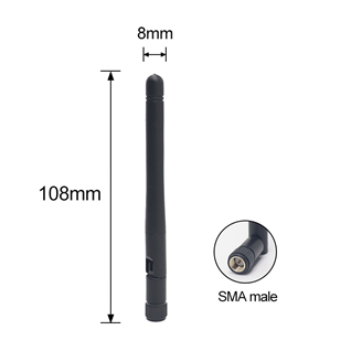 Glue rod antenna