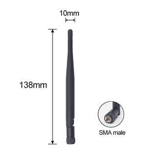 Glue rod antenna