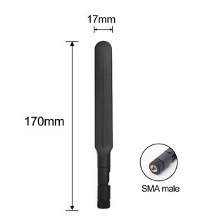 Glue rod antenna