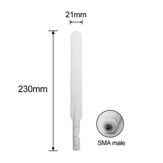 Glue rod antenna