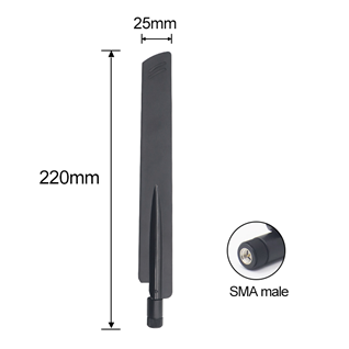 Glue rod antenna