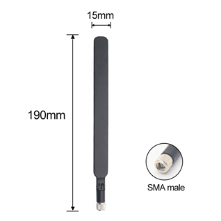 Glue rod antenna