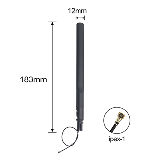 Glue rod antenna